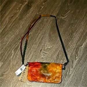 BED|STU Multicolor CADENCE MONNARCH Tie-Dye Crossbody Bag RARE, Sold Out NWTS